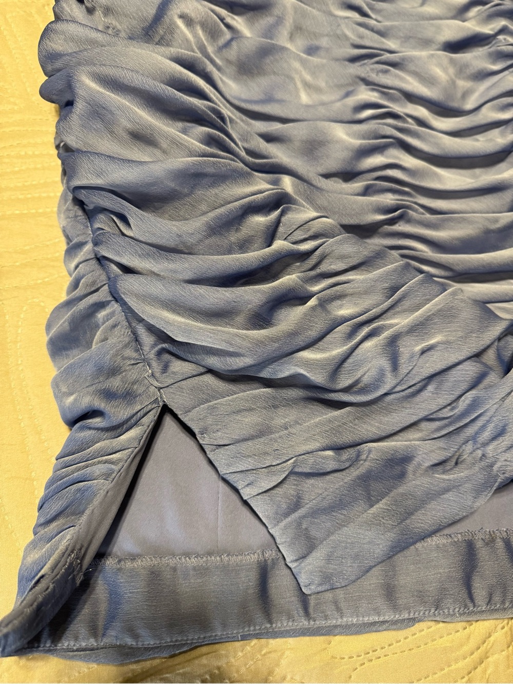 Adrianna Papell Lavender Ruffle Ruched Tank Top - Picture 6 of 6